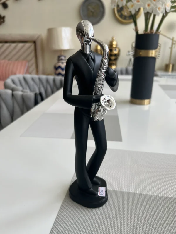Musician with Trumpet Sculpture