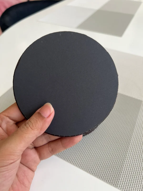 Leatherite Tea Coaster Round 001 - Image 3