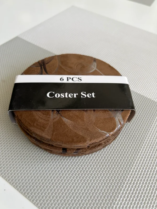 Velvet Tea Coaster Round 008