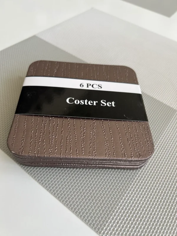 Leatherite Tea Coaster Square 002 - Image 3