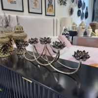 Glass candle stand 01