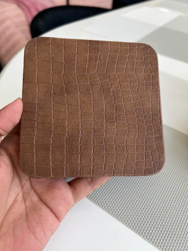 Leatherite Tea Coaster Square 005 - Image 2
