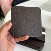 Leatherite Tea Coaster Square 004