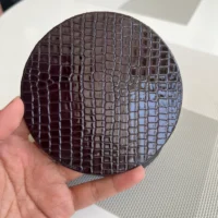 Leatherite Tea Coaster Round 001