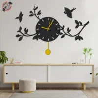 Birds On Branches Wall Clock