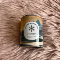 Scented candles metal box