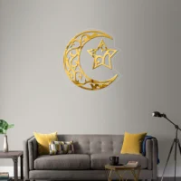 Elegant Moon With Star Mirror Acrylic| GM065