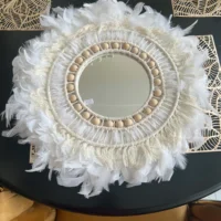 Macrame mirror