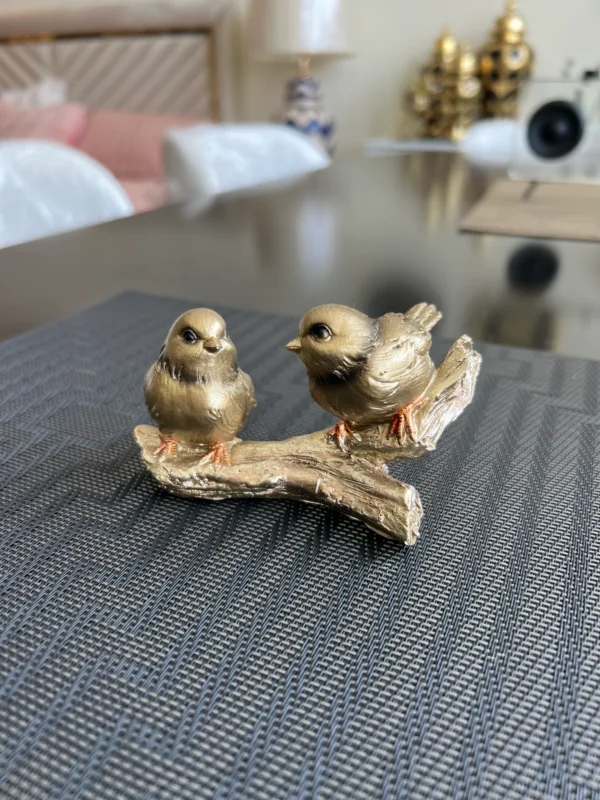 Gold Birds on branch - Image 2