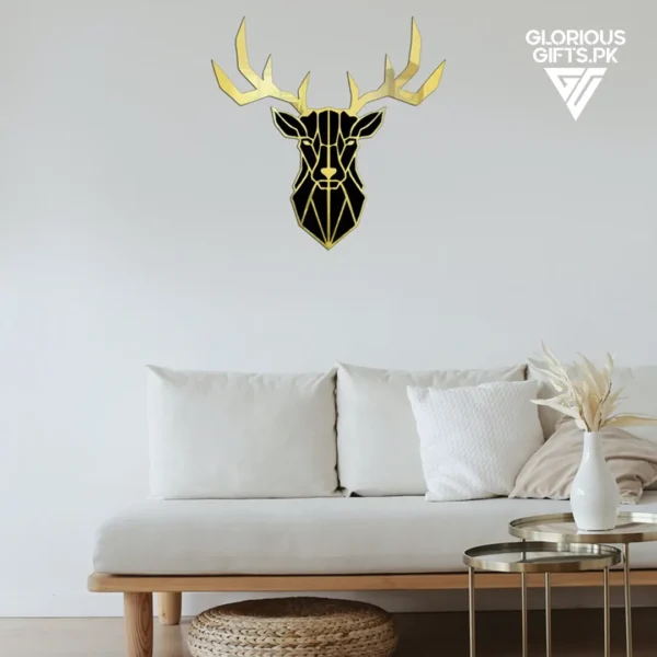 Deer Head Acrylic Mirror Wall Décor | GW010 - Image 5