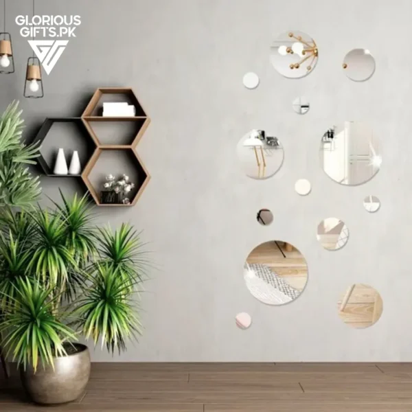 Set of Acrylic Mirror Wall Decals Decorative Circles |GW013 - Image 4
